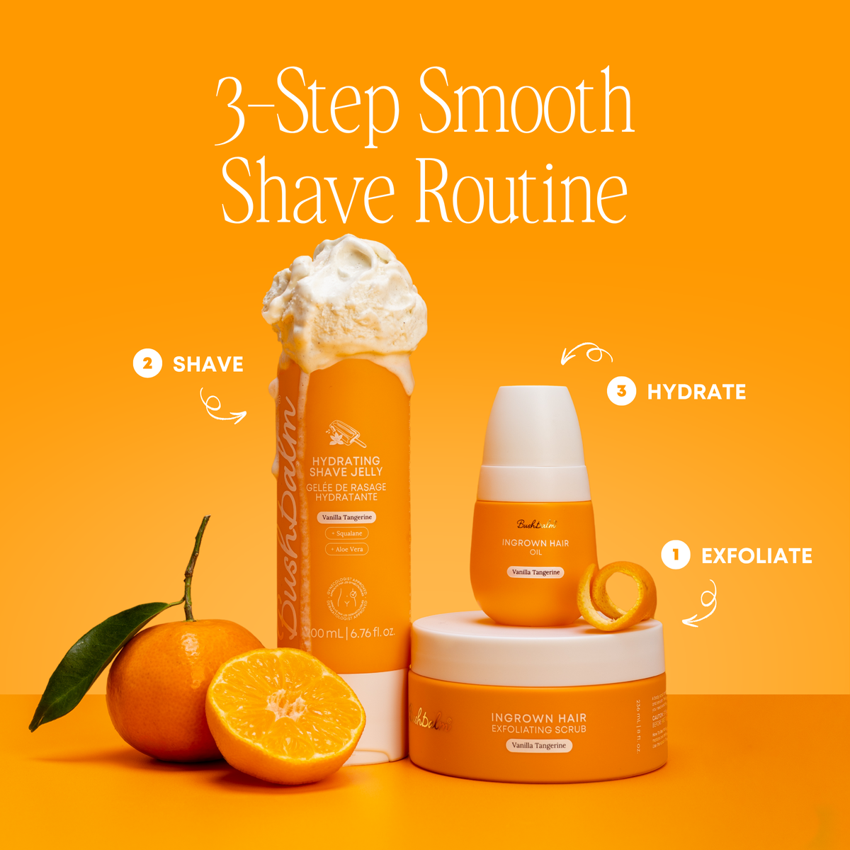 3-Step Smooth Shave Routine - Vanilla Tangerine R0