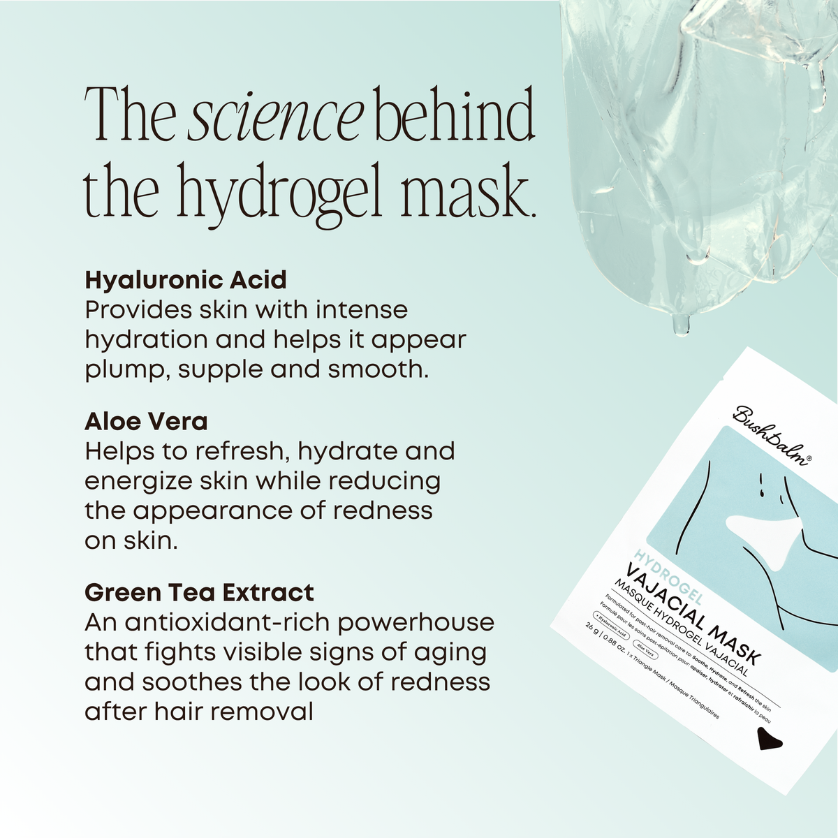 Hydrogel Vajacial Triangle Mask K7