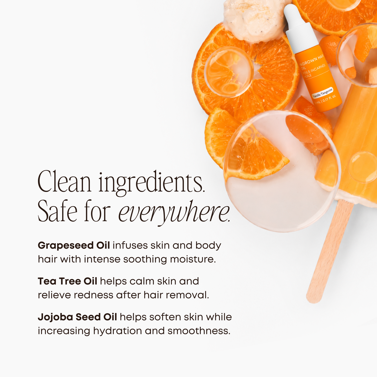 Mini Ingrown Hair Oil - Vanilla Tangerine J4